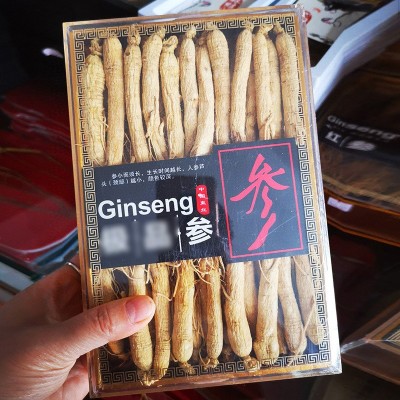 长白山生晒小白参生晒林下参 白参煲汤原皮源头货源 一件代发图2