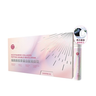 食光补丁烟酰胺胶原蛋白肽双白饮口服液小分子肽维c内服源头厂家图4